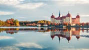 Adventní zámek Moritzburg a pevnost Königstein