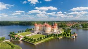 Adventní zámek Moritzburg a pevnost Königstein