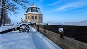 Adventní zámek Moritzburg a pevnost Königstein