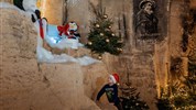 Advent v podzemních jeskyních Holandska